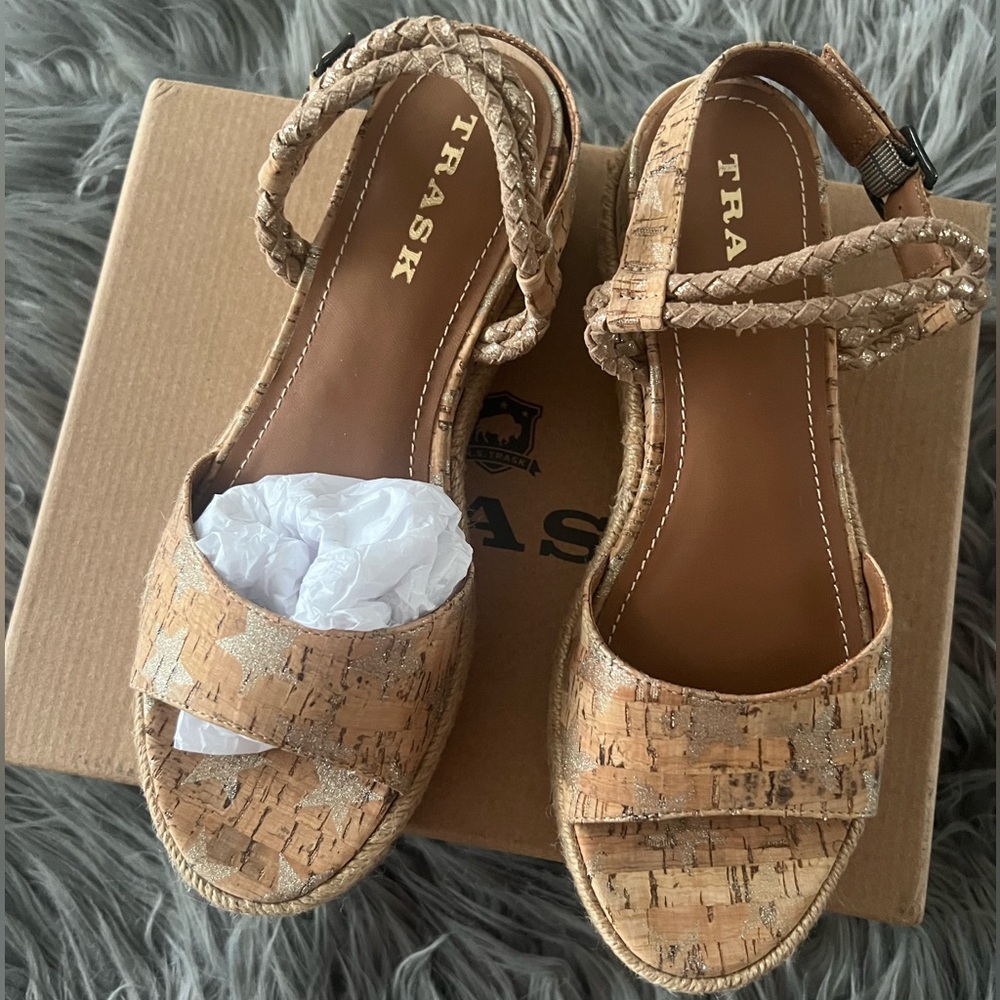 Trask Women's Cork Textured Sandals